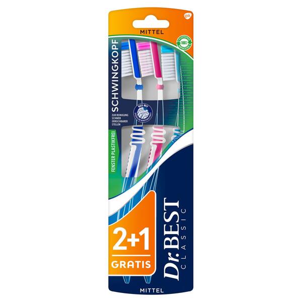 ODOL-MED3/SENSODYNE/DR. BEST Zahncreme oder Zahnbürsten