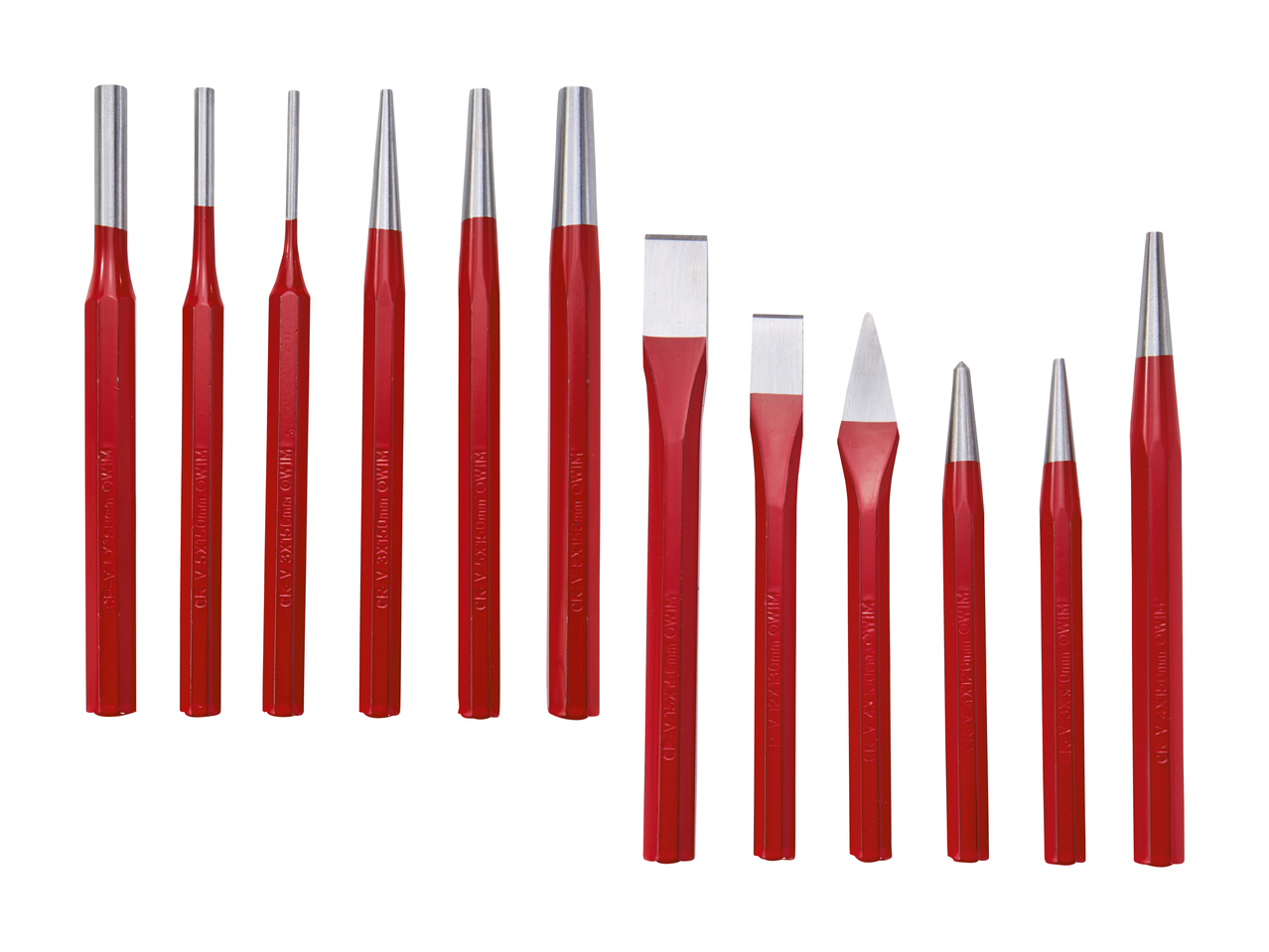 Set d'outils de frappe, 6 pièces