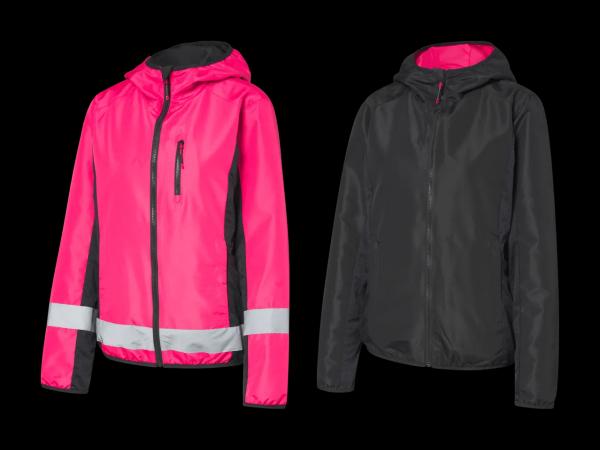 Damen/Herren Fahrrad-Wendejacke