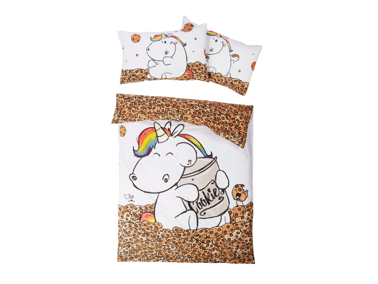 Single Bedlinen Set "Chubby Unicorn"
