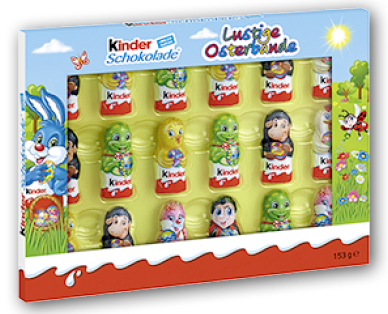 Figurines en chocolat fourré KINDER(R)