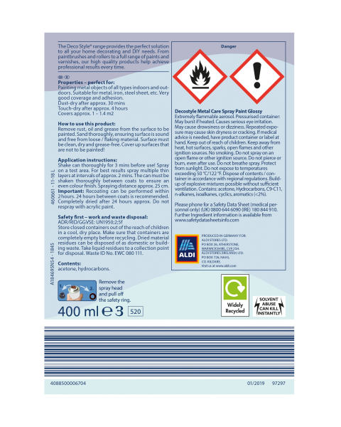 Deco Metal Protection Spray Paint