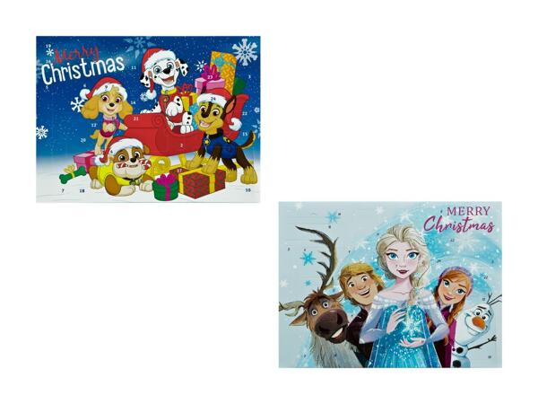 Calendrier de l'Avent de coloriage Reine des neiges/​Pat' Patrouille