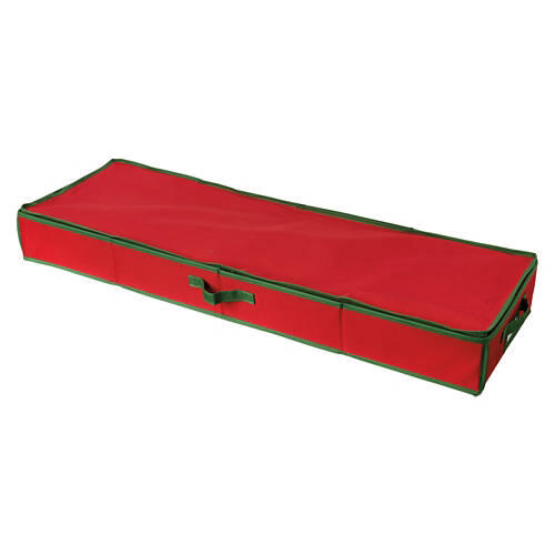 Holiday Gift Wrap Storage Box, Red