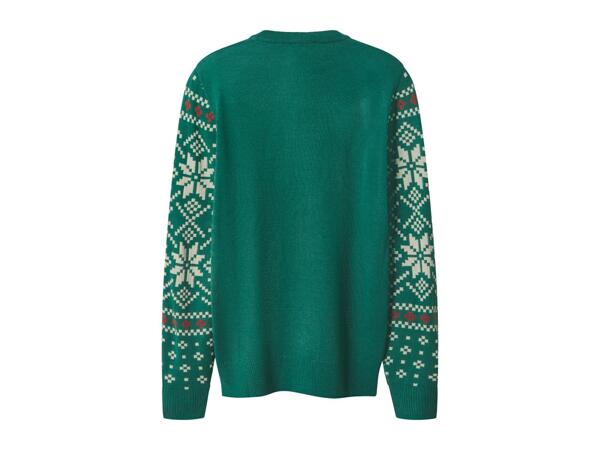 Esmara Men Men's Green Christmas Jumper
