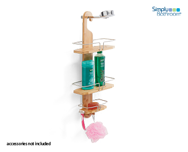 BAMBOO SHOWER CADDY