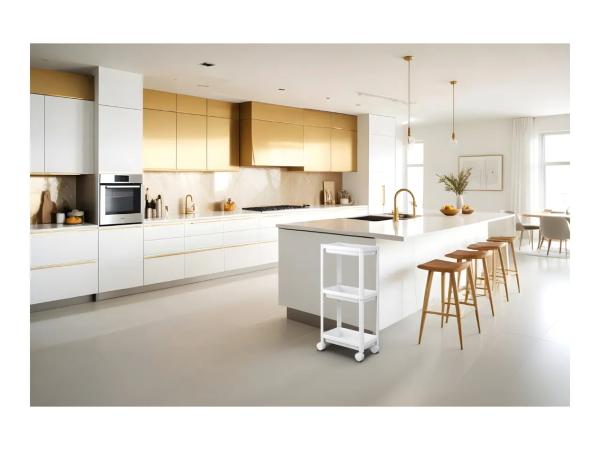 W5 White Storage Trolley