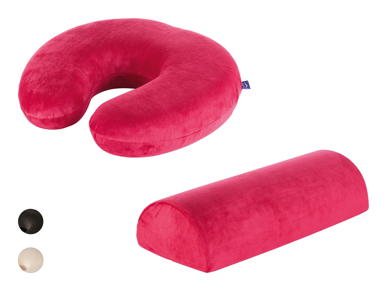 Coussin demi-cylindrique/ oreiller repose-nuque