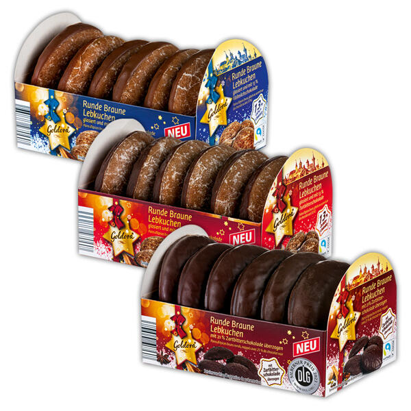 Runde Braune Lebkuchen