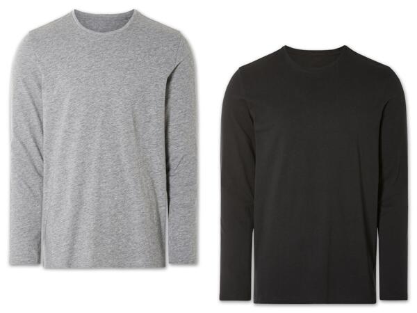 Herren Langarmshirt, 2 Stück