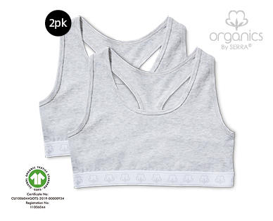 Women's Organic Cotton Underwear - Crop Top 2pk