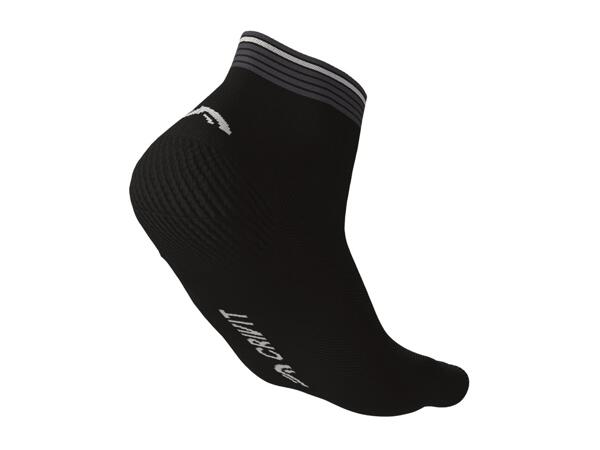 CRIVIT Adults' White & Black Cycling Socks - 2 Pairs
