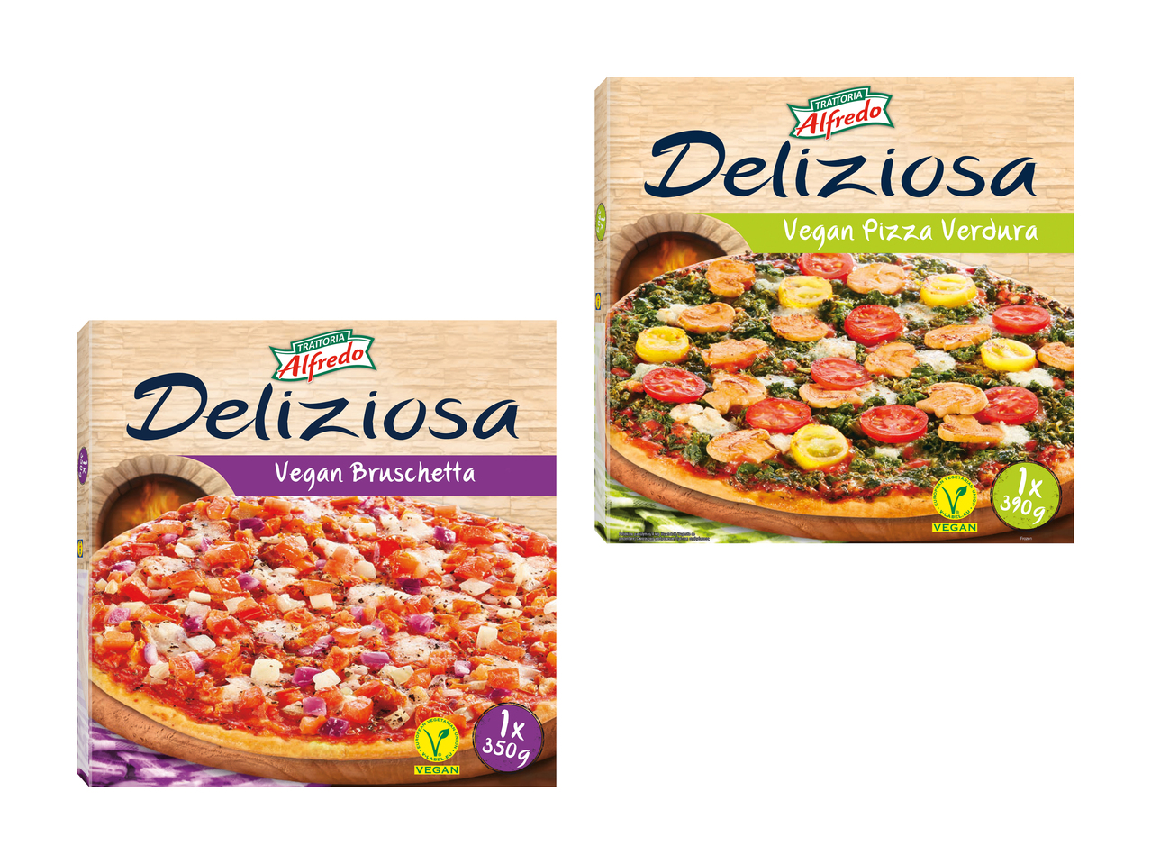 Pizza végane cuite au four à pierre
