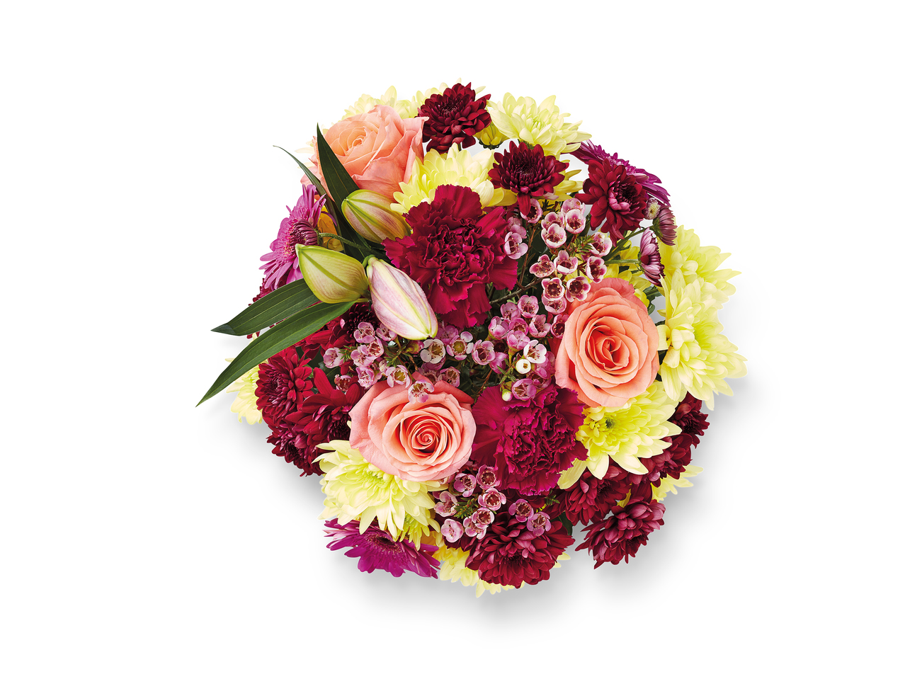 Peach Melba Bouquet1