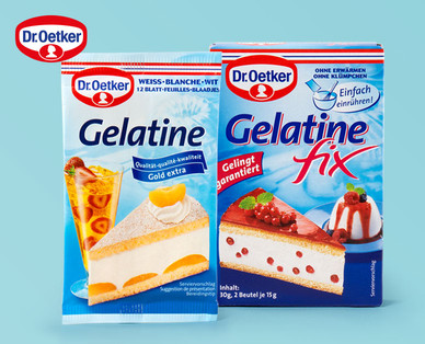 DR. OETKER Gelatine Variationen