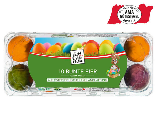 Ostereier aus Freilandhaltung