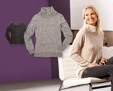 Pull-over en laine de mérinos pour femmes BLUE MOTION