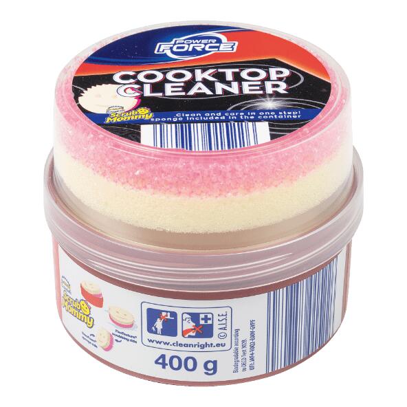 POWER FORCE(R) 				Nettoyant pour plaques de cuisson ou pierre de nettoyage