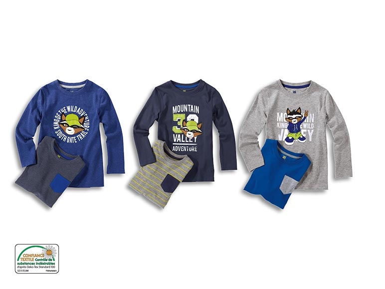 Tee-shirts à manches longues, lot de 2