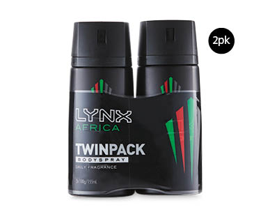 Lynx Body Spray 2 x 100g
