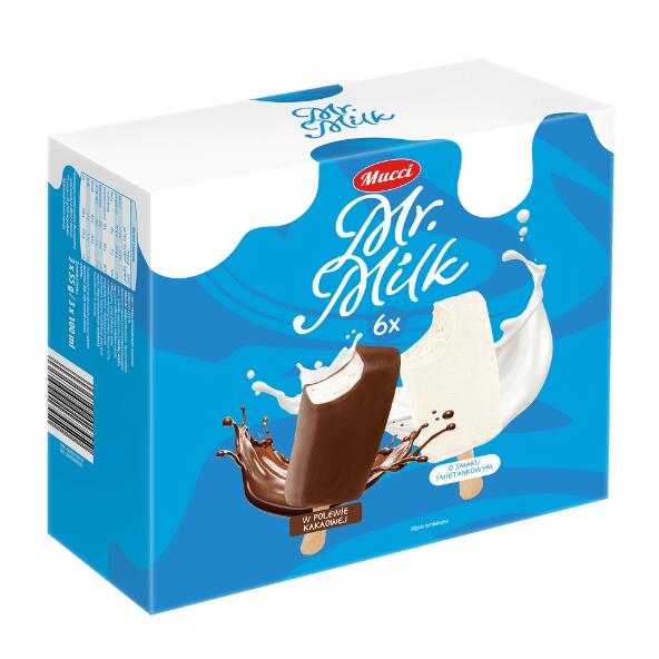 MUCCI 				Lody na patyku Mr. Milk