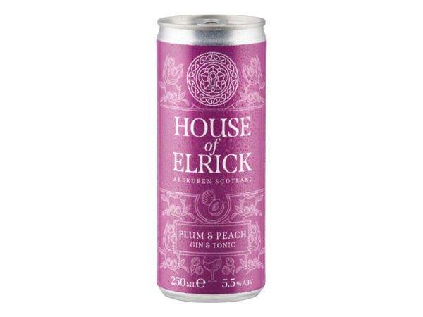 Plum & Peach Gin & Tonic, 5.5%