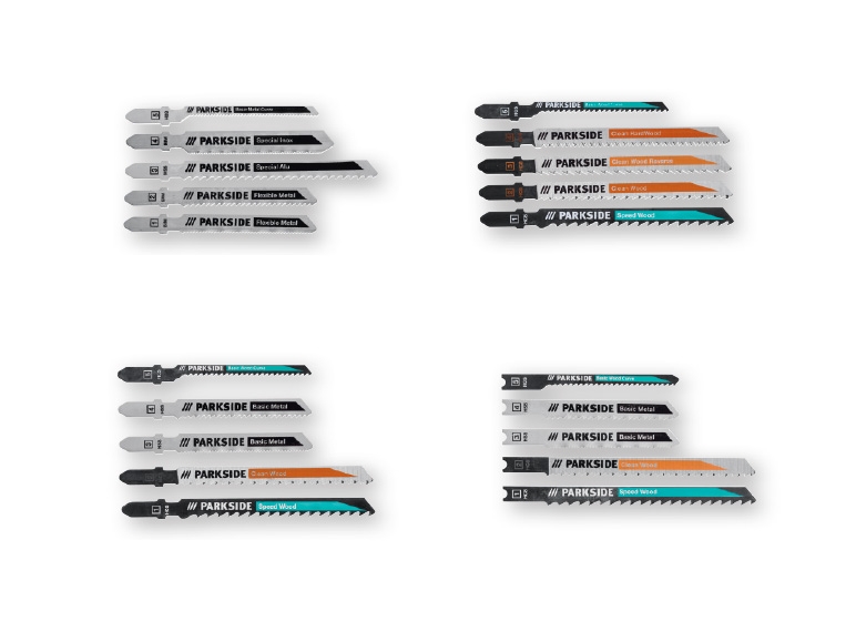 Parkside Jigsaw Blade Set