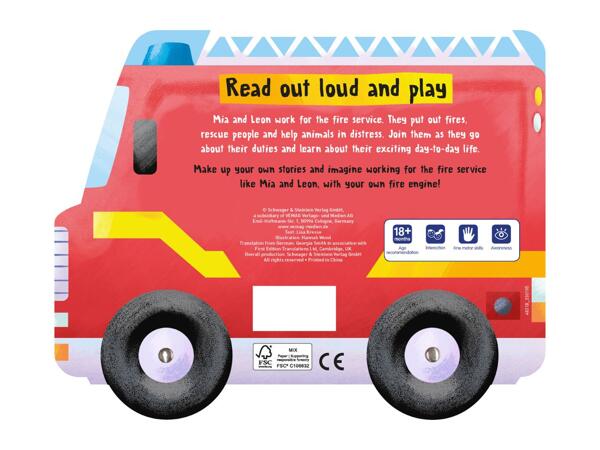 Interactive Baby Board Book - My Fire Service