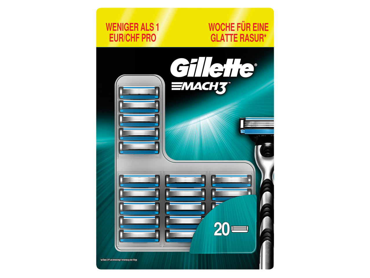 GILLETTE Mach3 Rasierklingen