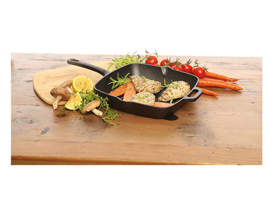 Crofton Pre-Seasoned Cast Iron Grill or Fry Pan