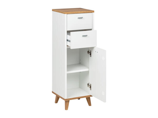 Bathroom Cabinet with 1 Door and 2 Drawers
