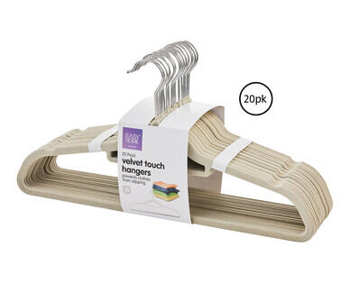 Flocked Coat Hangers 20pk