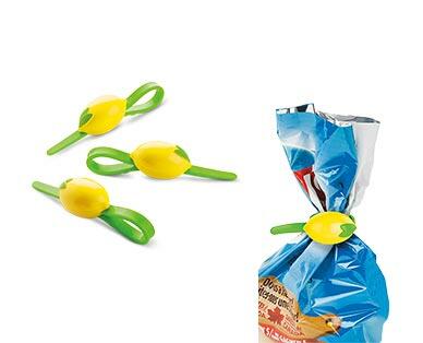 Joie Lemon Bag Clips, Ties or Sink Strainer