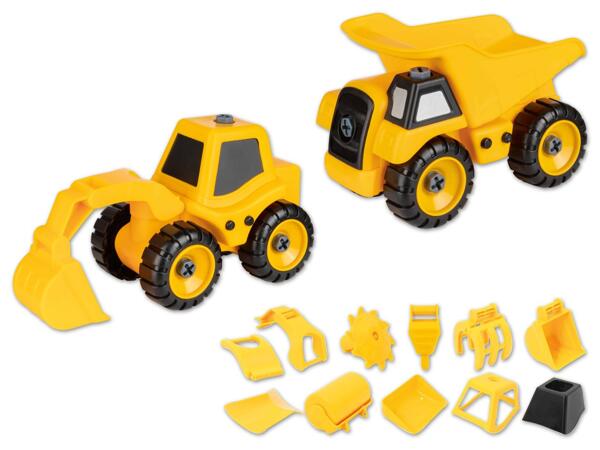 9-in-2 Baufahrzeug-Set
