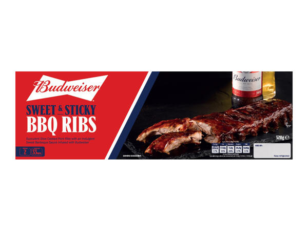 Budweiser Sweet & Sticky BBQ Ribs