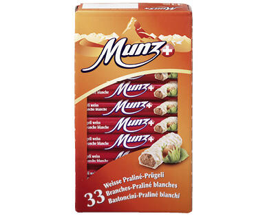 MUNZ BASTONCINI RICOPERTI DI CIOCCOLATO BIANCO