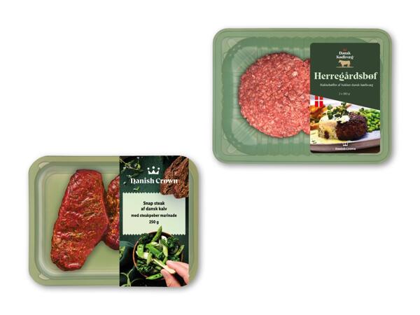 Herregårdsbøffer eller snap steak