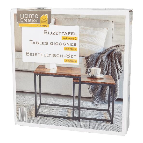 HOME CREATION LIVING(R) 				Bijzettafels, 2 st.