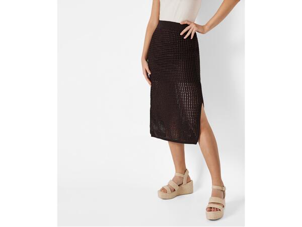 Ajour midi skirt