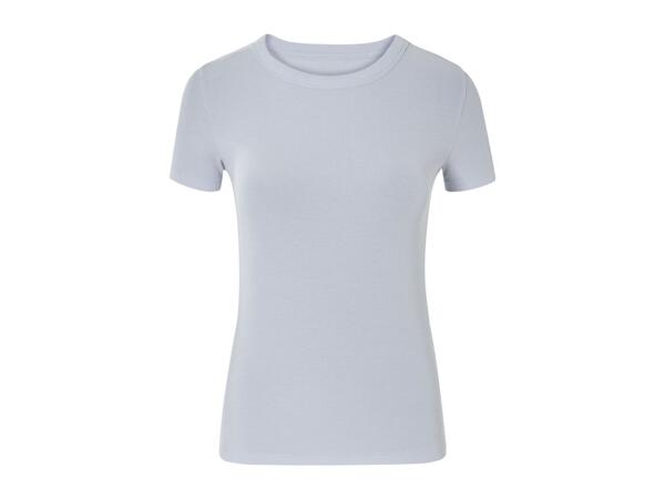 Esmara Ladies' Ribbed T-Shirt - Grey