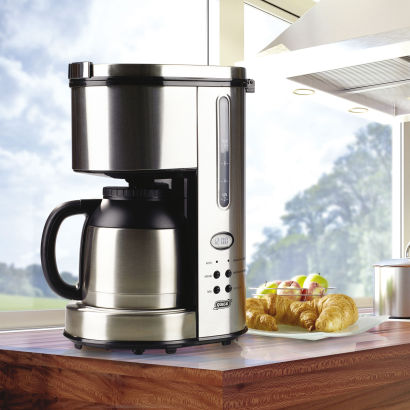 Cafetière inox programmable