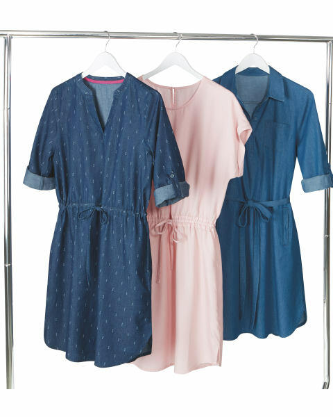 Avenue Ladies' Pink Lyocell Dress