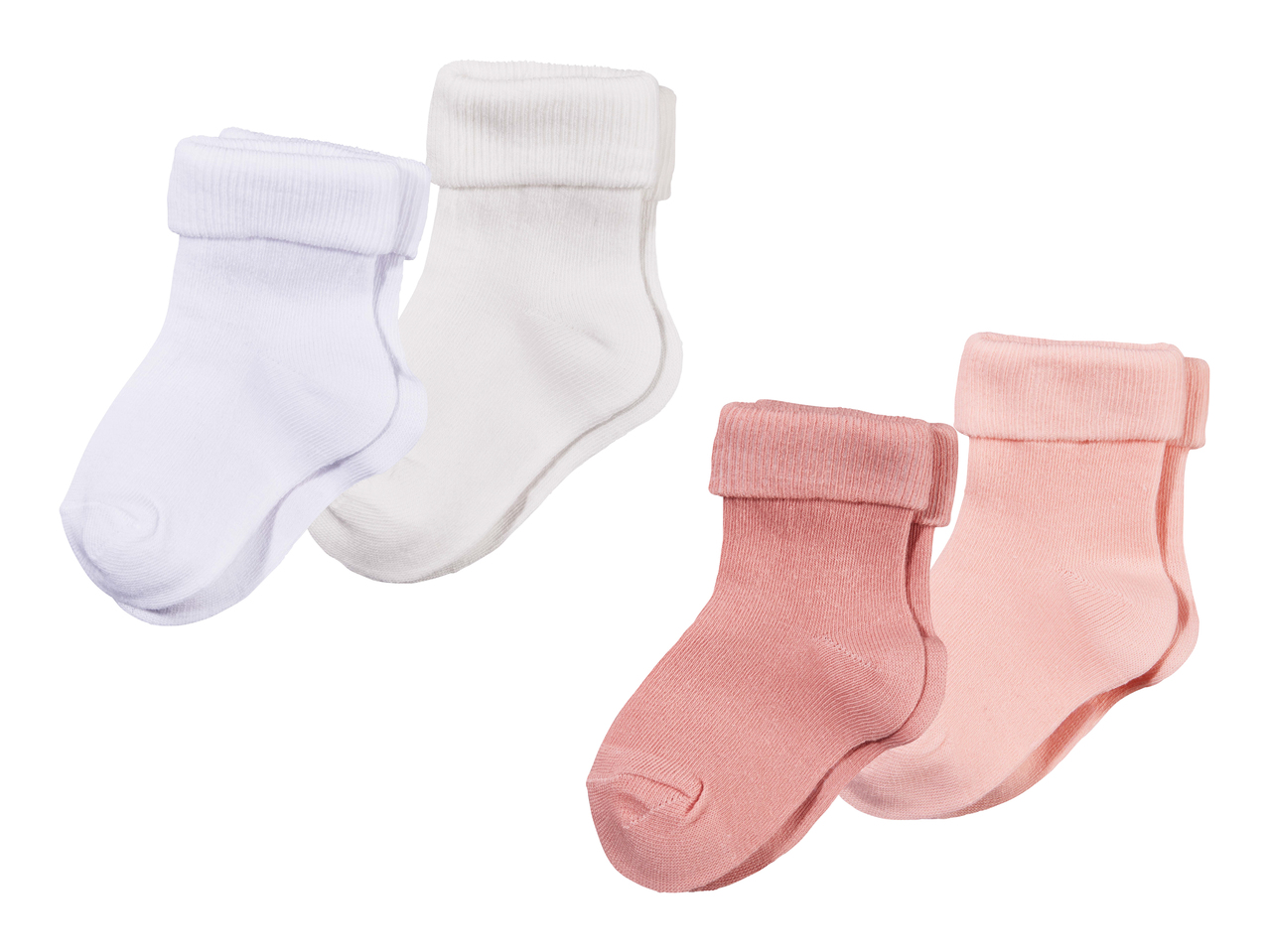 Socquettes pour bébé, 2 paires1