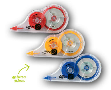 Rollers correcteurs, lot de 3 OFFICE