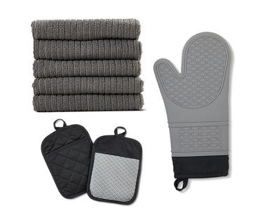 Huntington Home Oven Mitt, 2-Pack Pot Holders or 5-Pack Towel Set