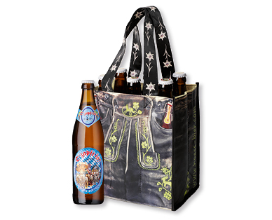Birra delle feste bavarese con portabottiglie HÖSS