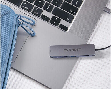 Cygnett Portable Travel 6-in-1 Hub