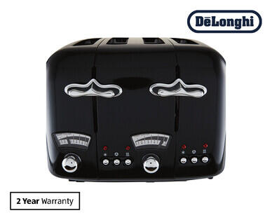 De'Longhi 4-Slice Argento Toaster