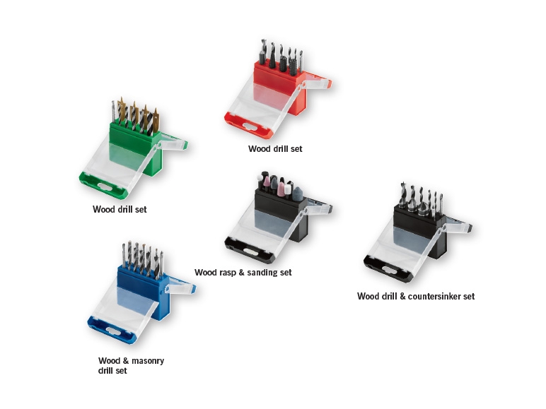 Parkside(R) Drill Set/Wood Rasp and Sanding Set