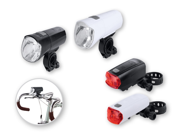 CRIVIT LED Bike Light Set